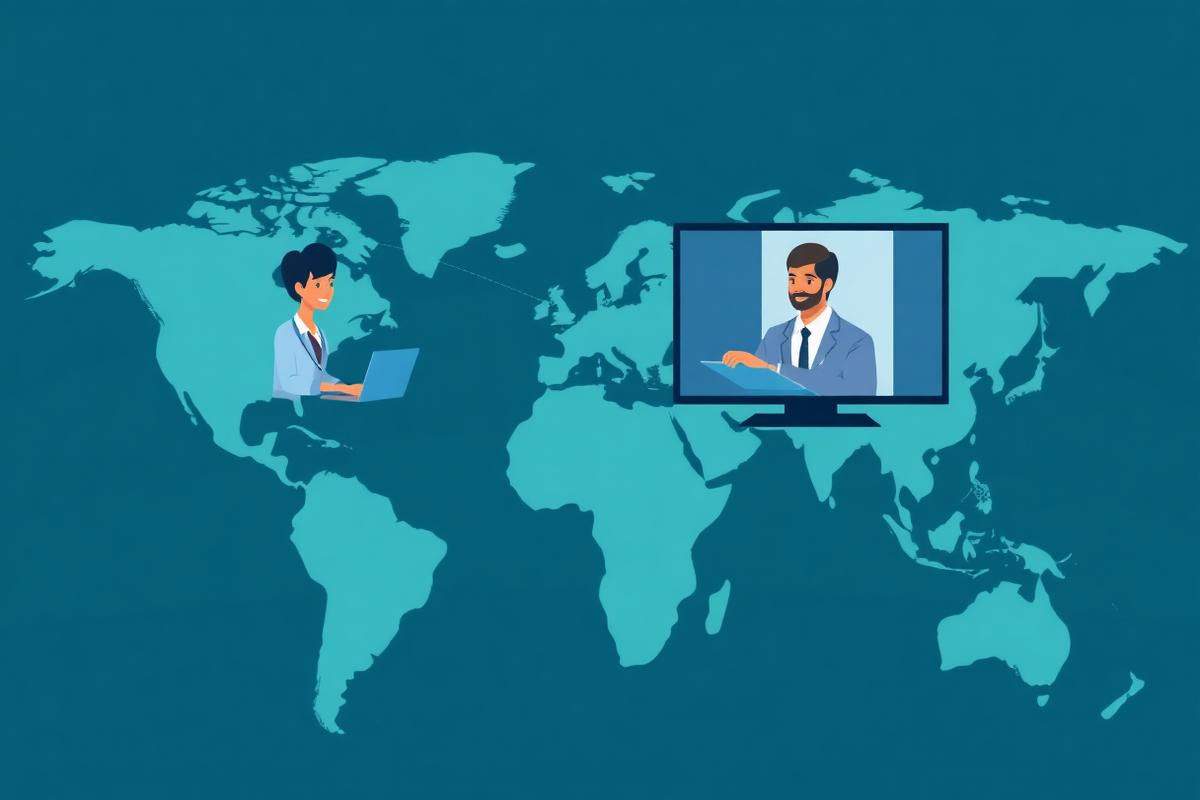 Global team collaboration across time zones