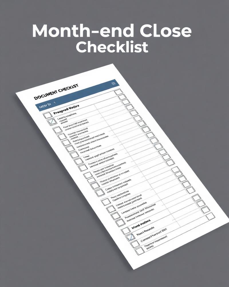 Month-End Close Checklist (QuickBooks)